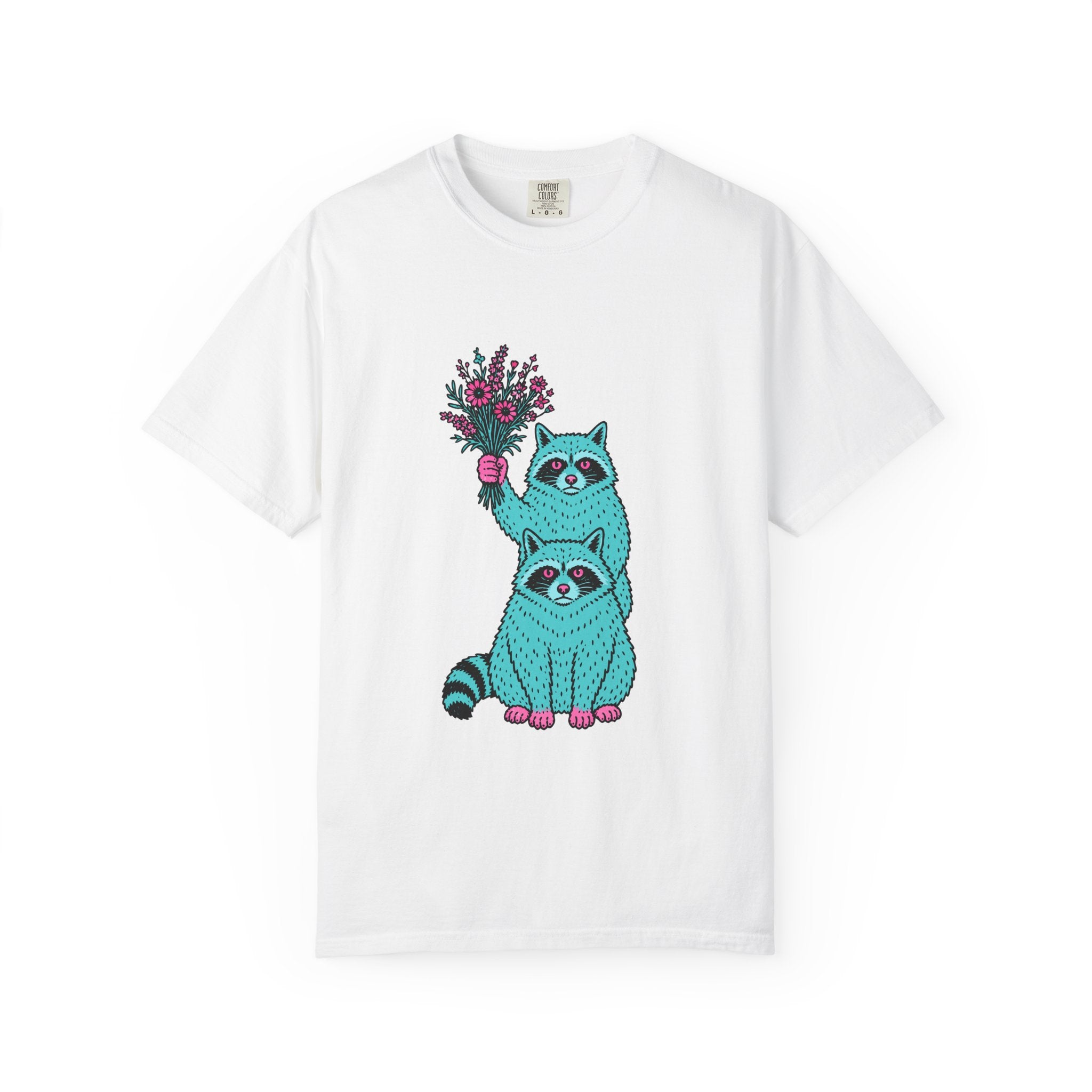 Wildflower Raccoons T-Shirt