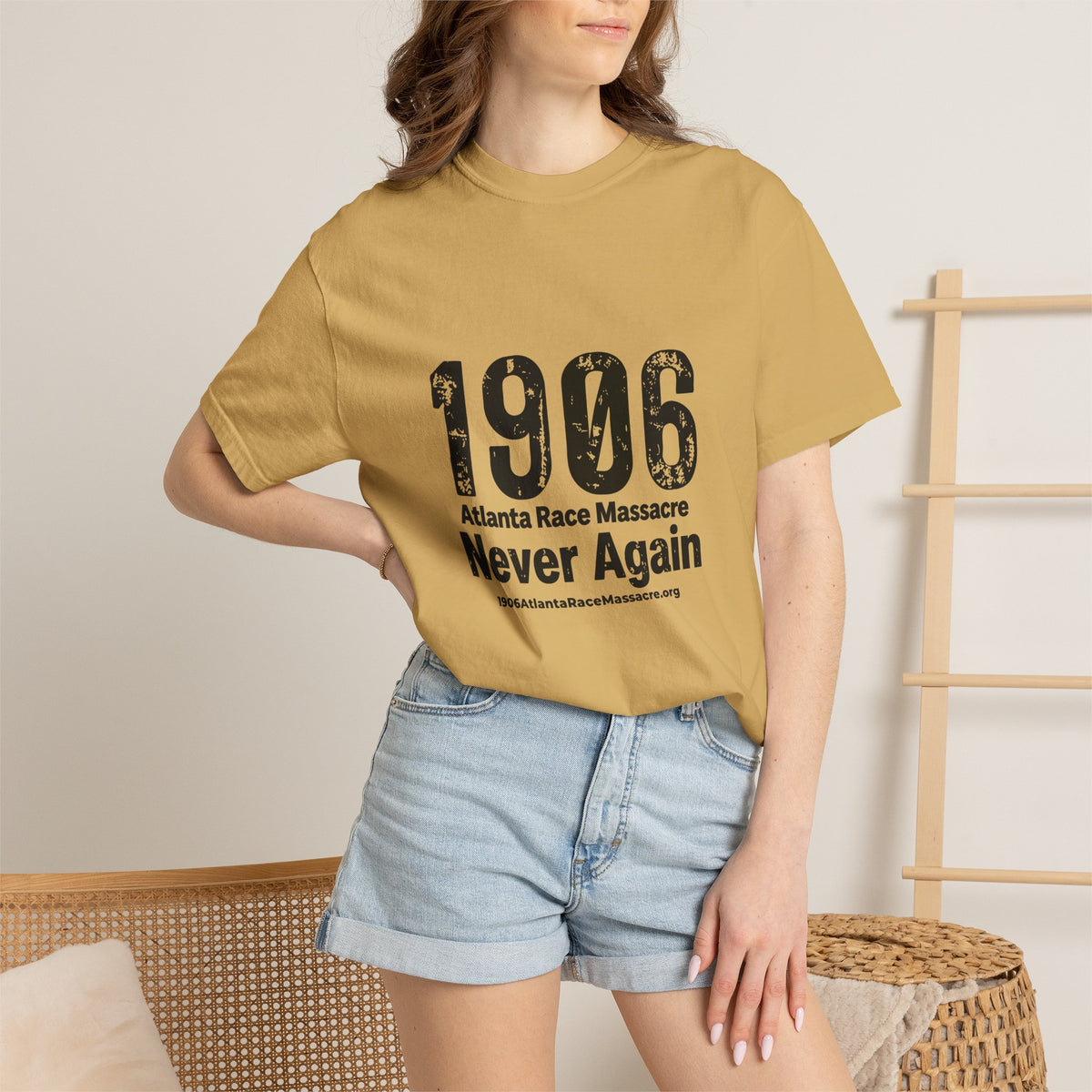 1906 Never Again (Black Print) T-Shirt