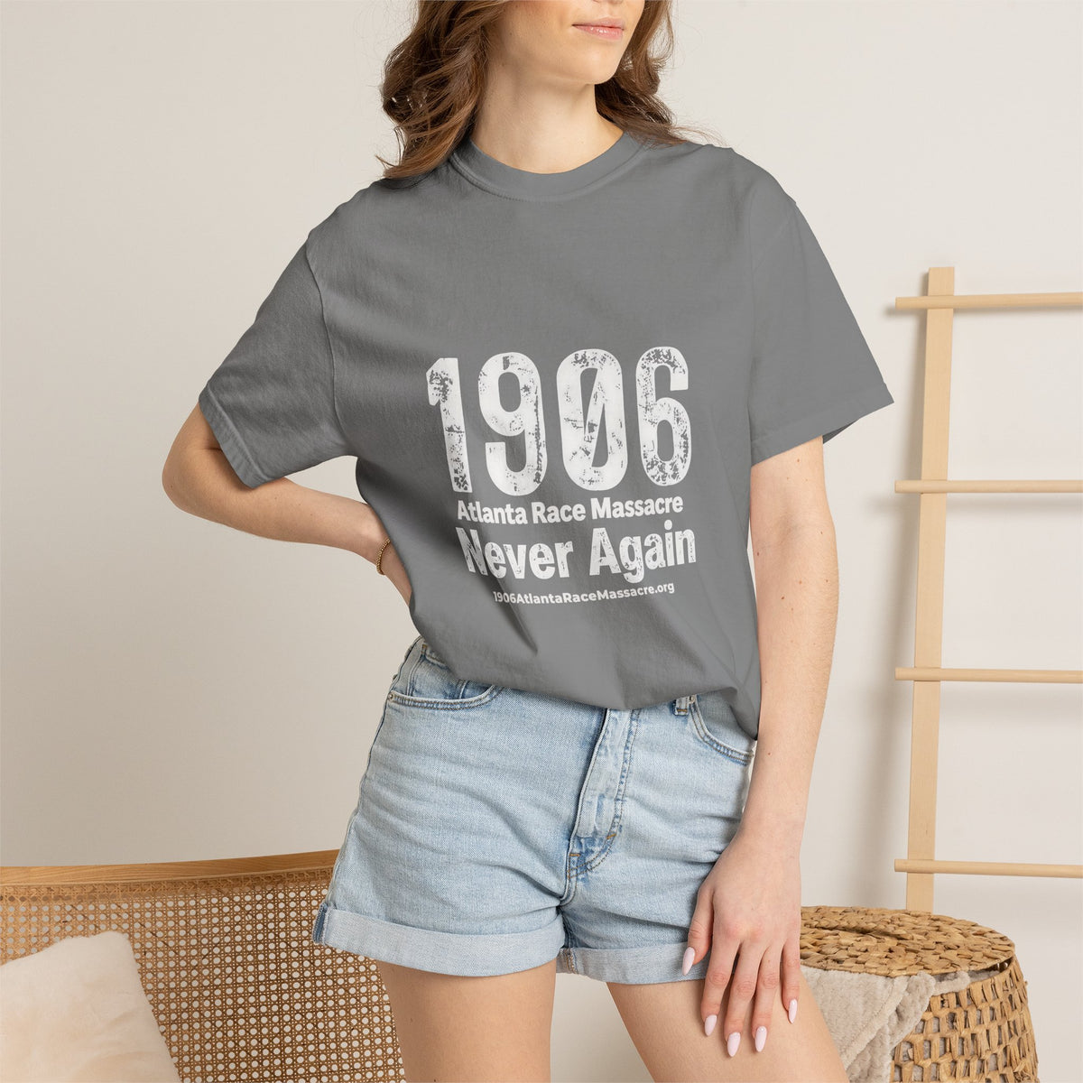 1906 Never Again (White Print) T-Shirt