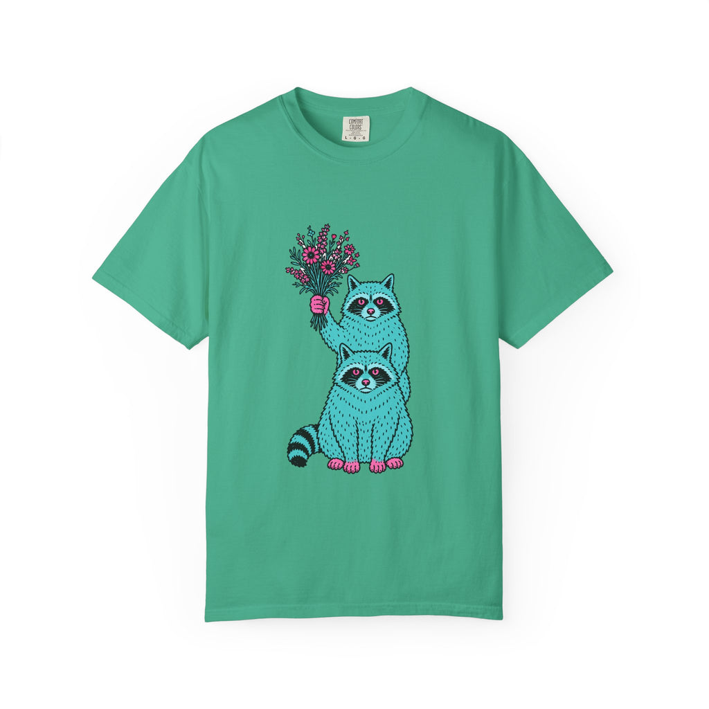 Wildflower Raccoons T-Shirt