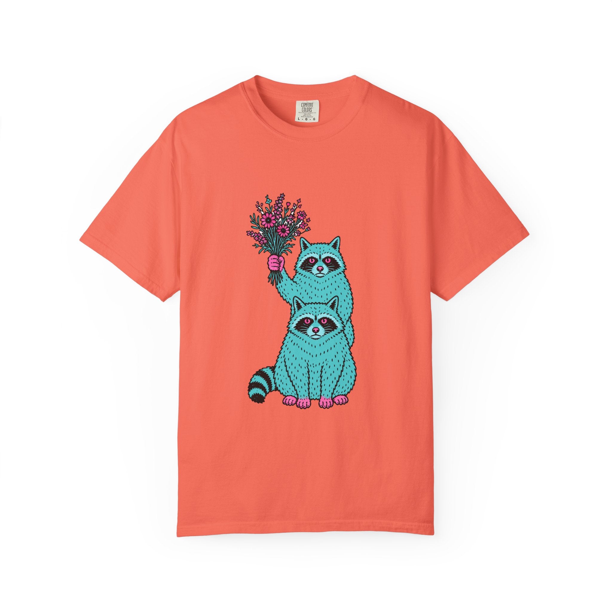 Wildflower Raccoons T-Shirt