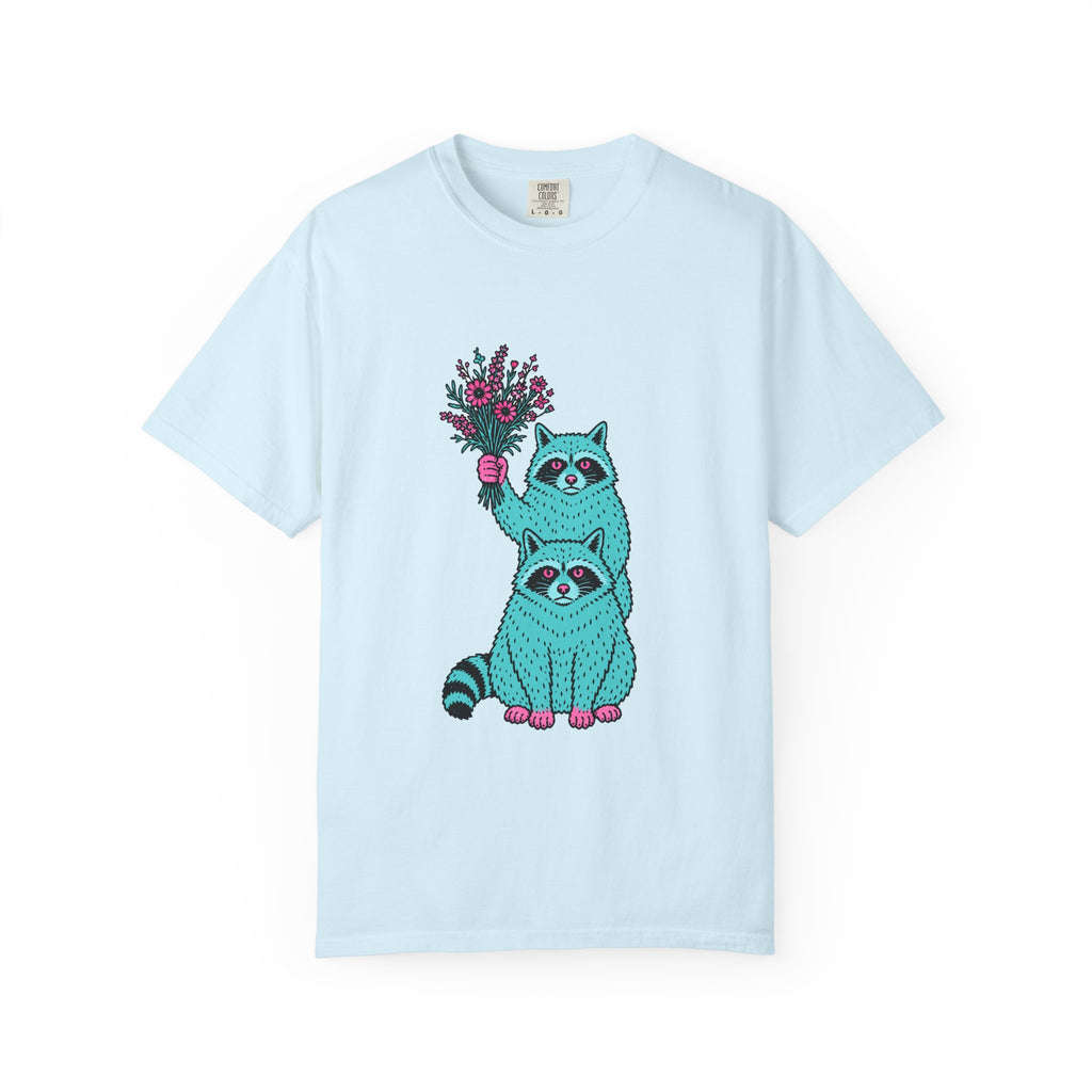 Wildflower Raccoons T-Shirt