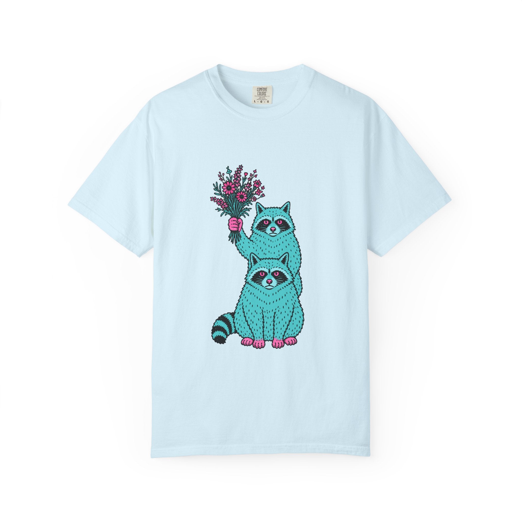 Wildflower Raccoons T-Shirt