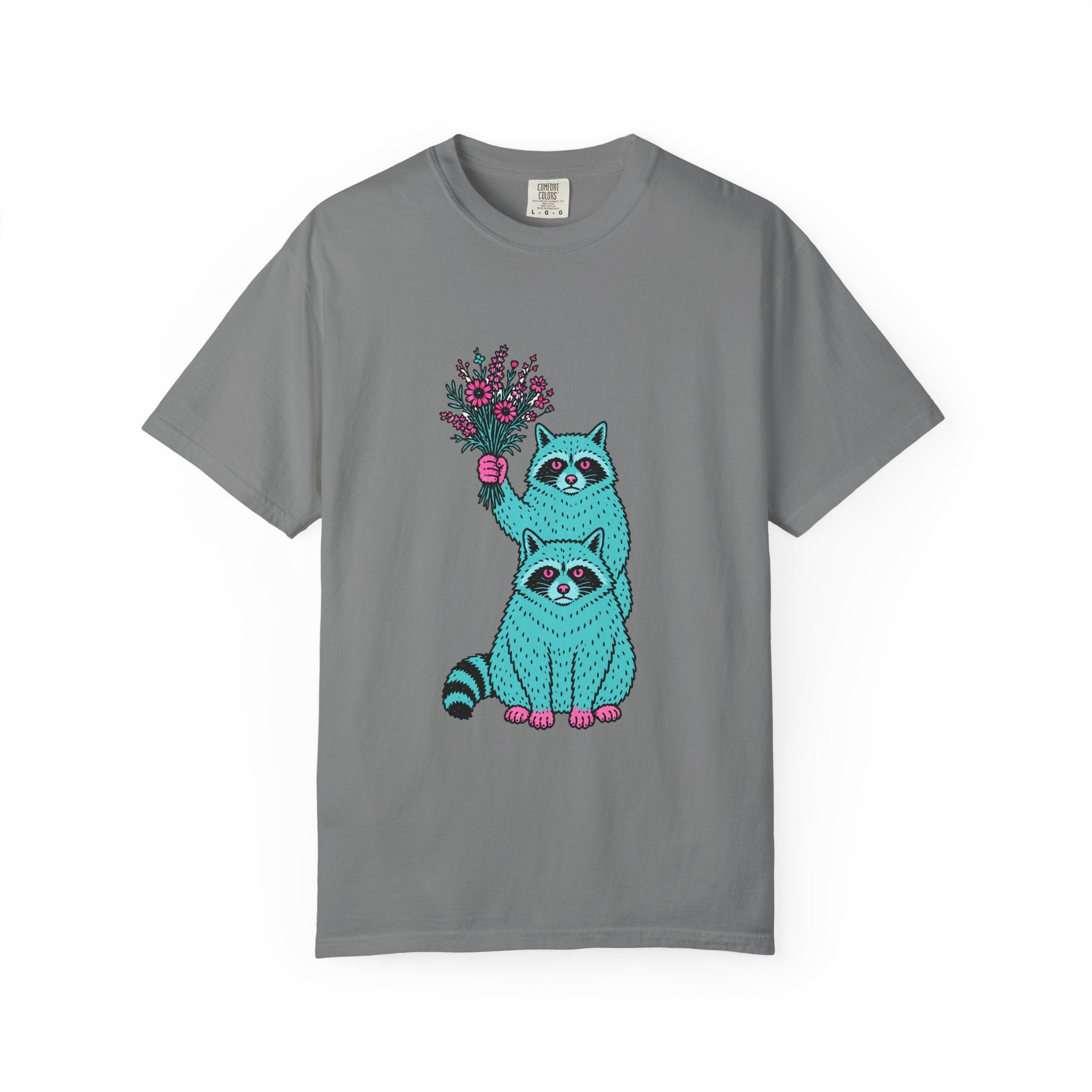 Wildflower Raccoons T-Shirt