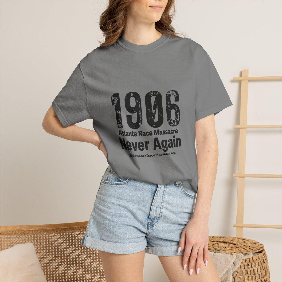 1906 Never Again (Black Print) T-Shirt