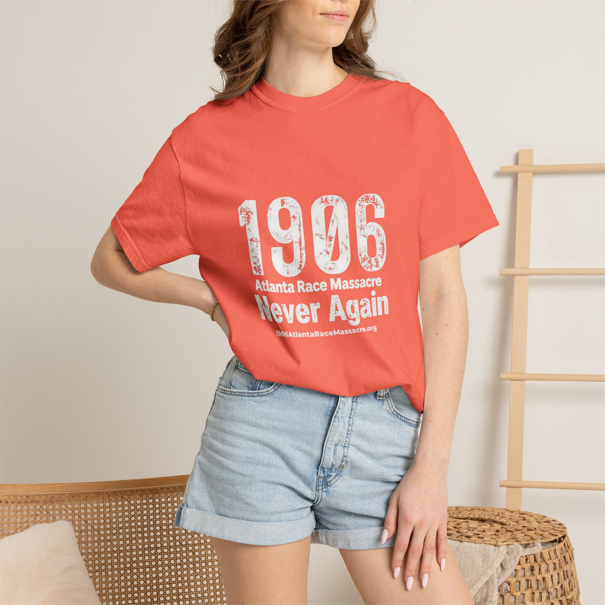 1906 Never Again (White Print) T-Shirt