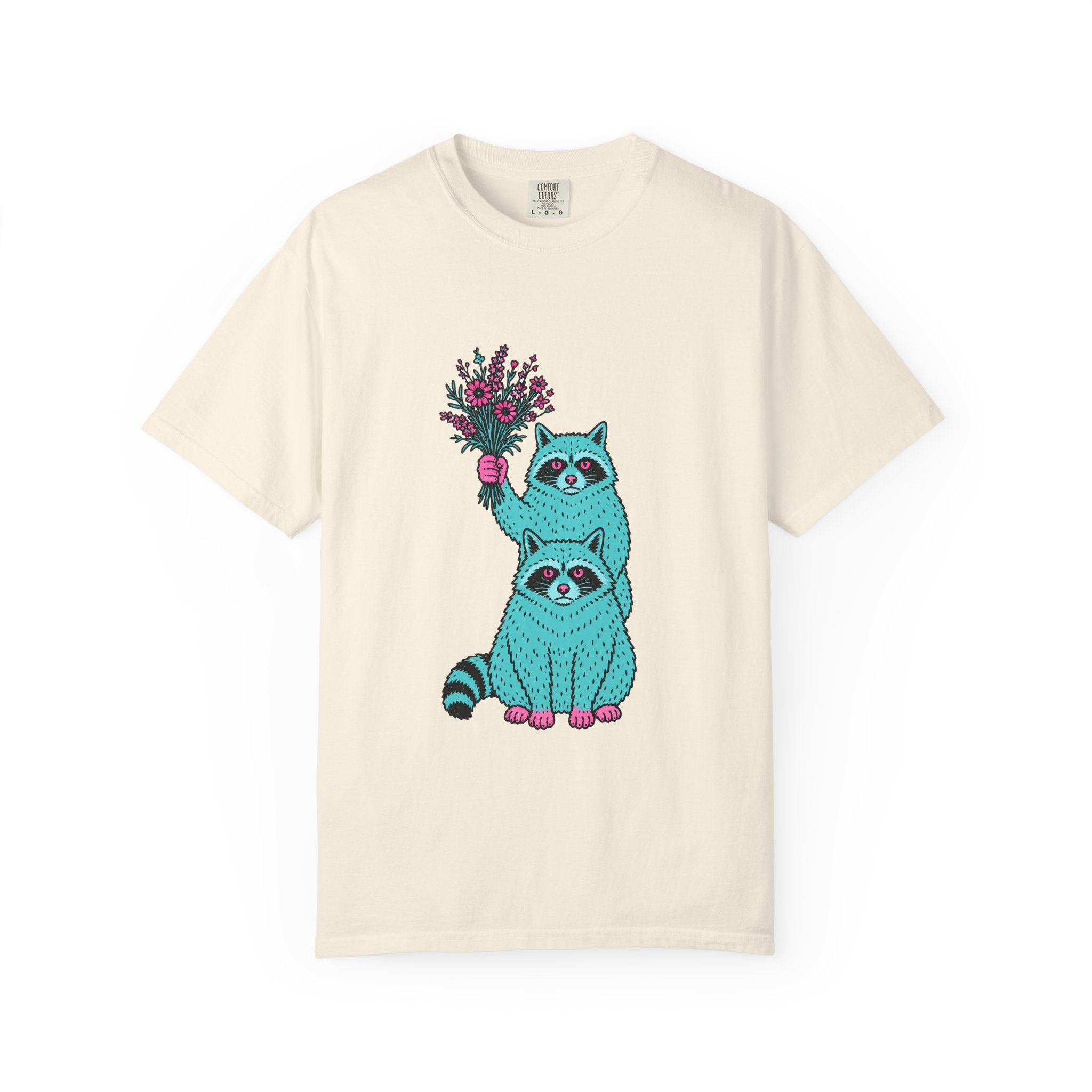 Wildflower Raccoons T-Shirt