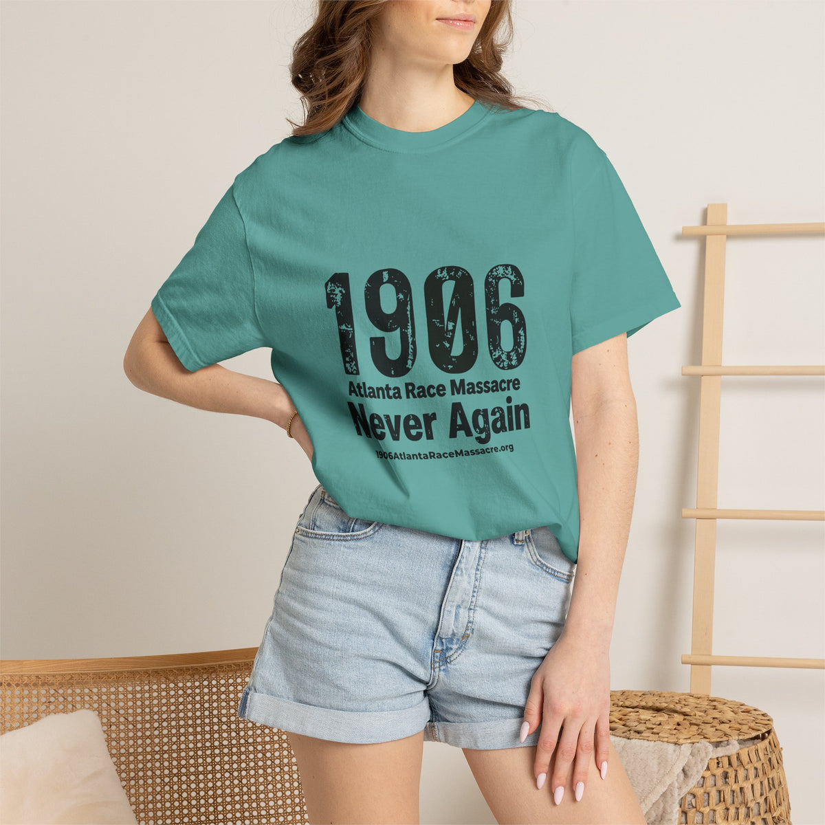 1906 Never Again (Black Print) T-Shirt
