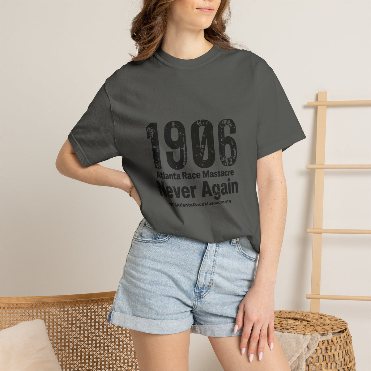 1906 Never Again (Black Print) T-Shirt