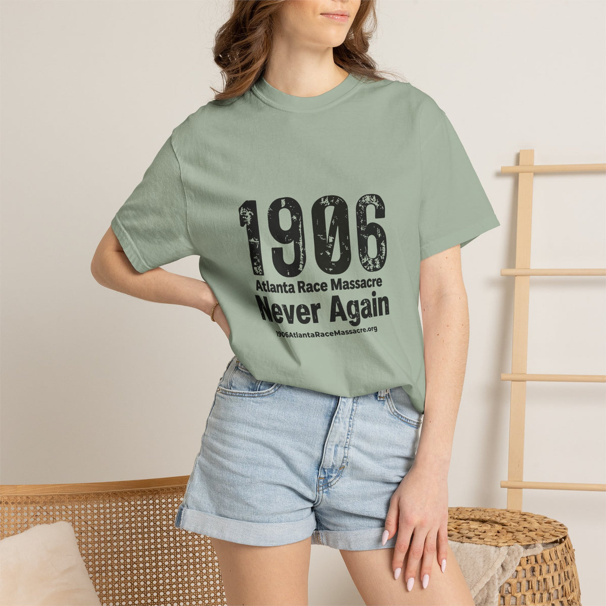 1906 Never Again (Black Print) T-Shirt