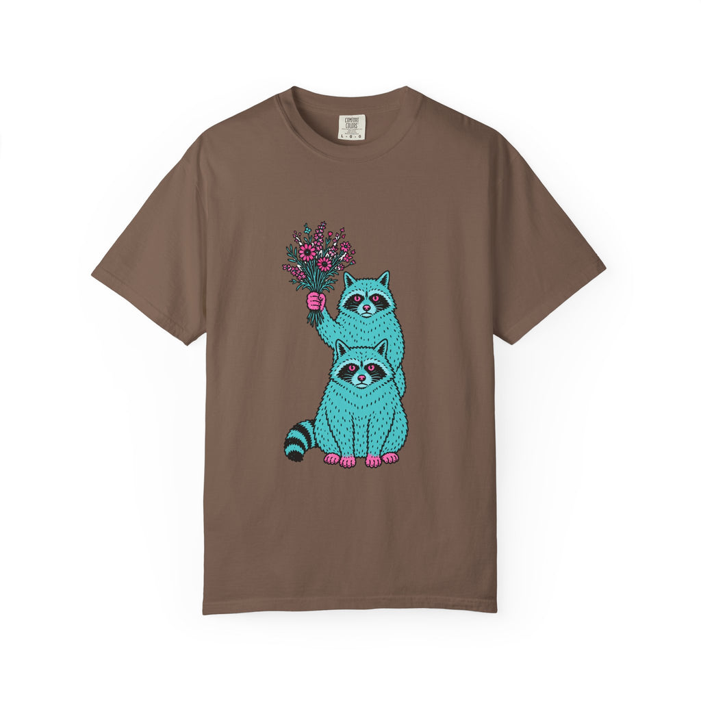 Wildflower Raccoons T-Shirt