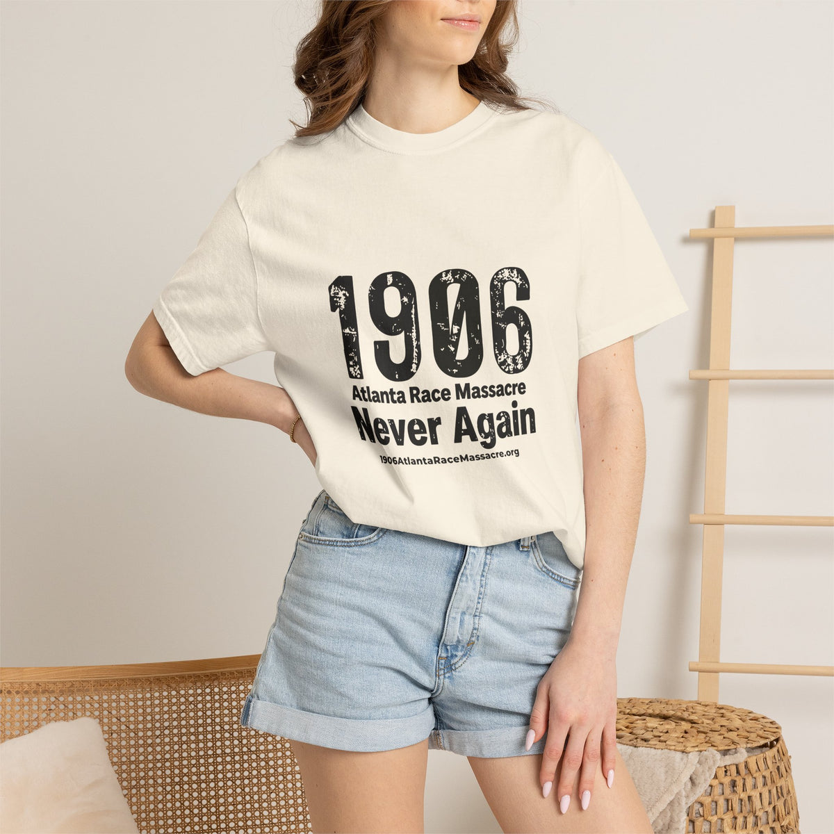 1906 Never Again (Black Print) T-Shirt