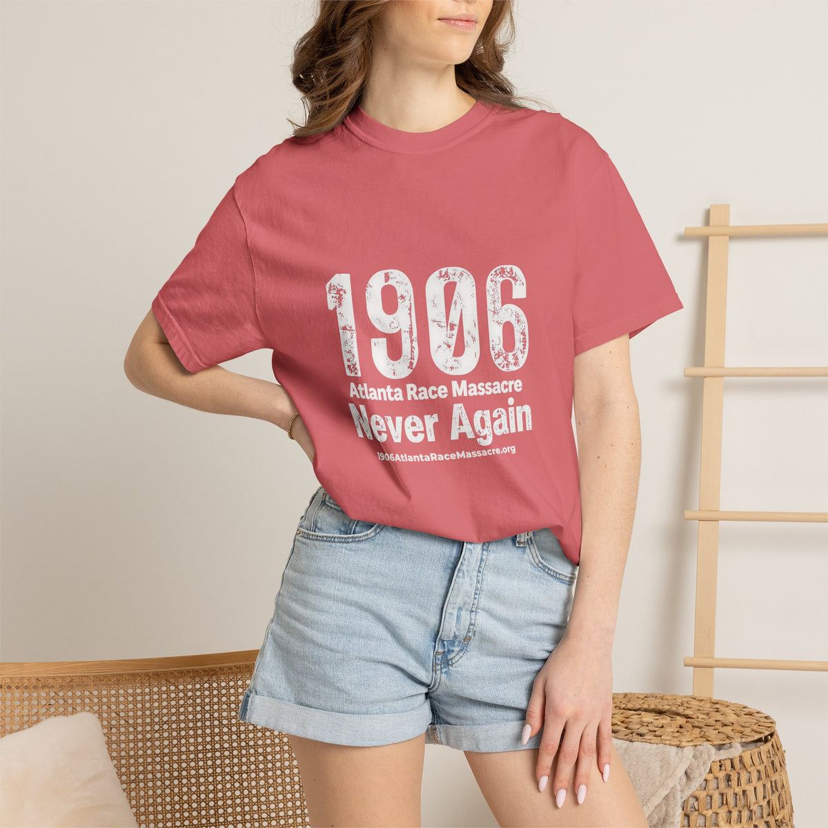 1906 Never Again (White Print) T-Shirt