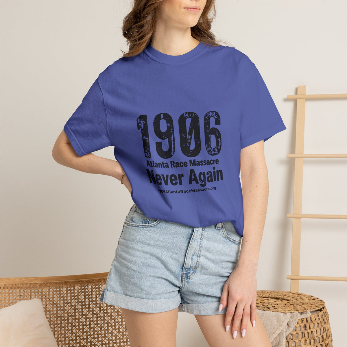1906 Never Again (Black Print) T-Shirt