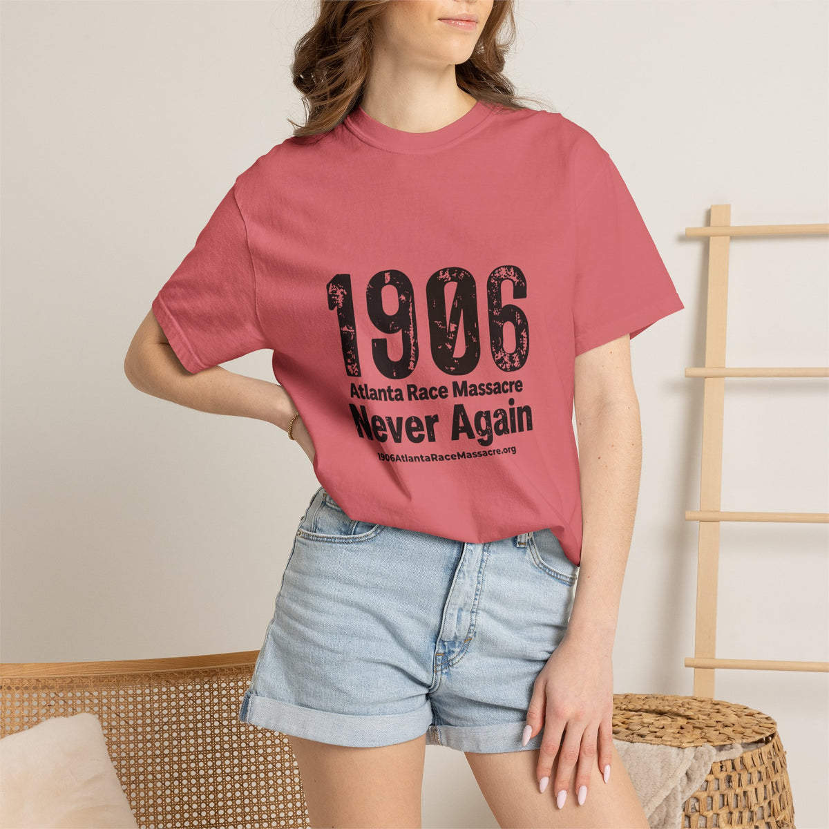 1906 Never Again (Black Print) T-Shirt