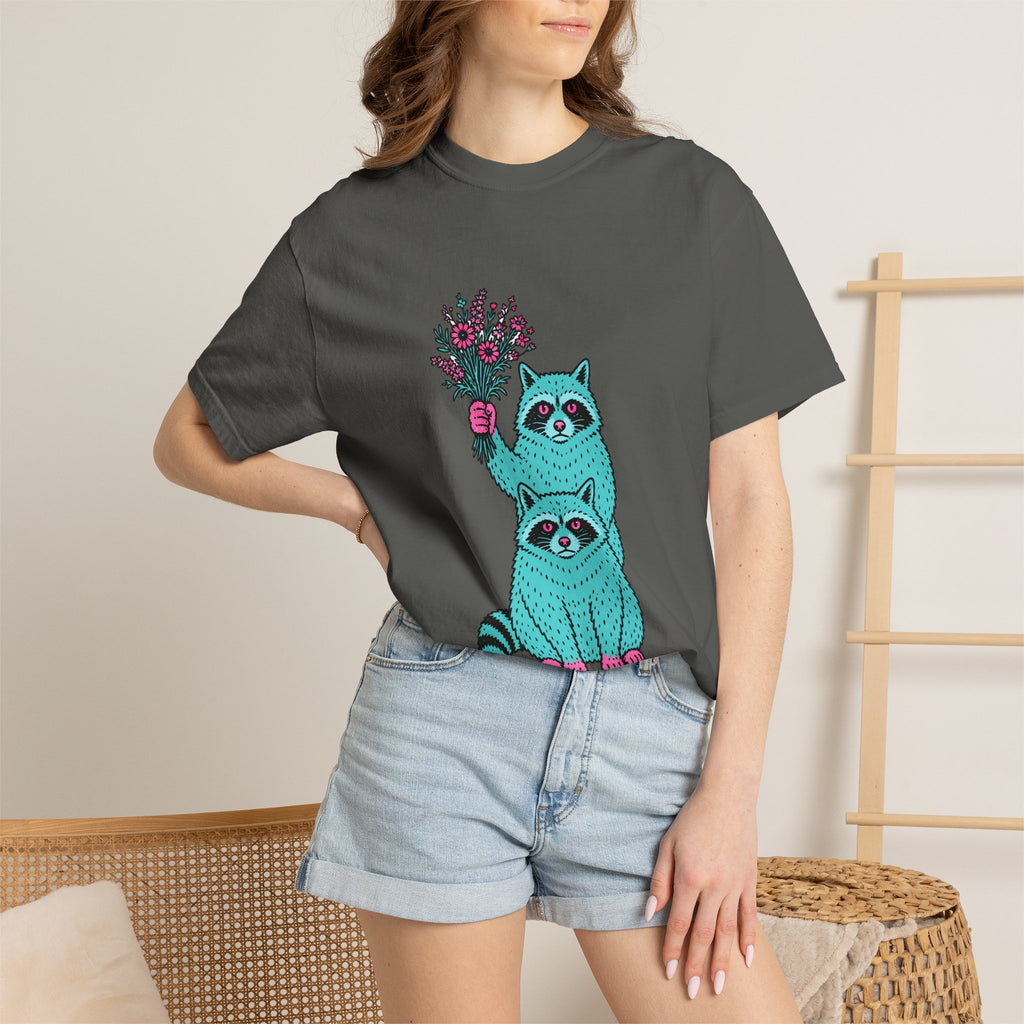 Wildflower Raccoons T-Shirt