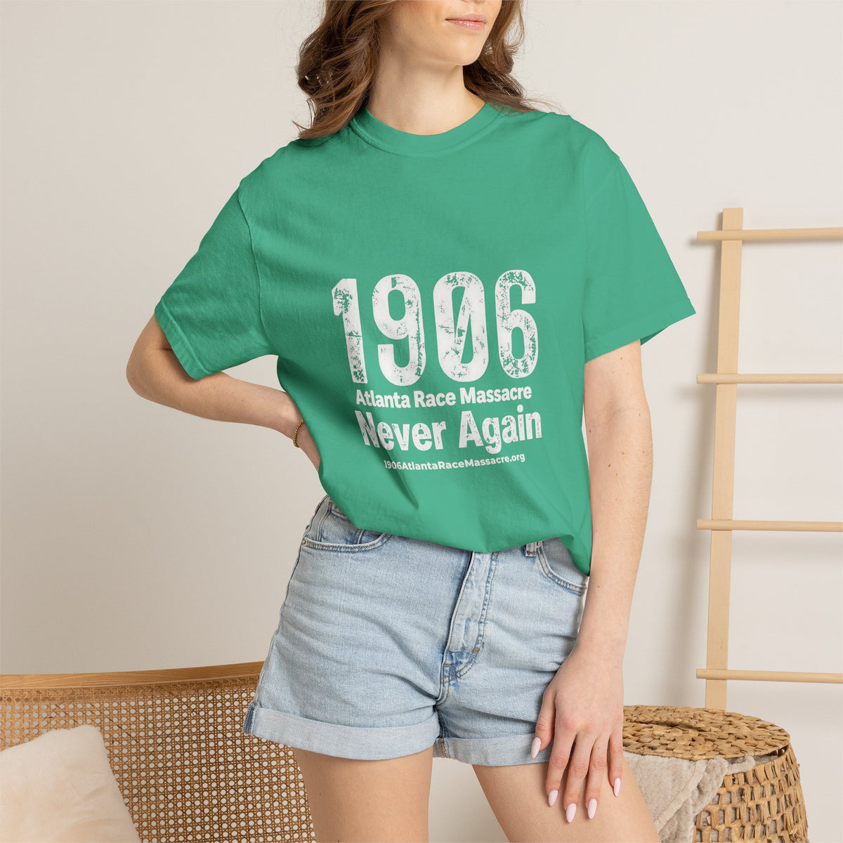 1906 Never Again (White Print) T-Shirt