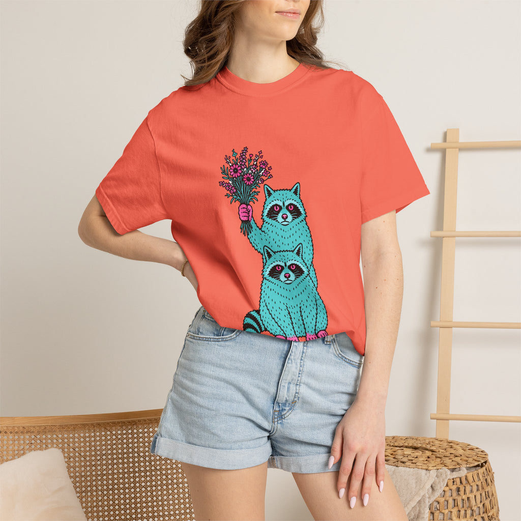 Wildflower Raccoons T-Shirt