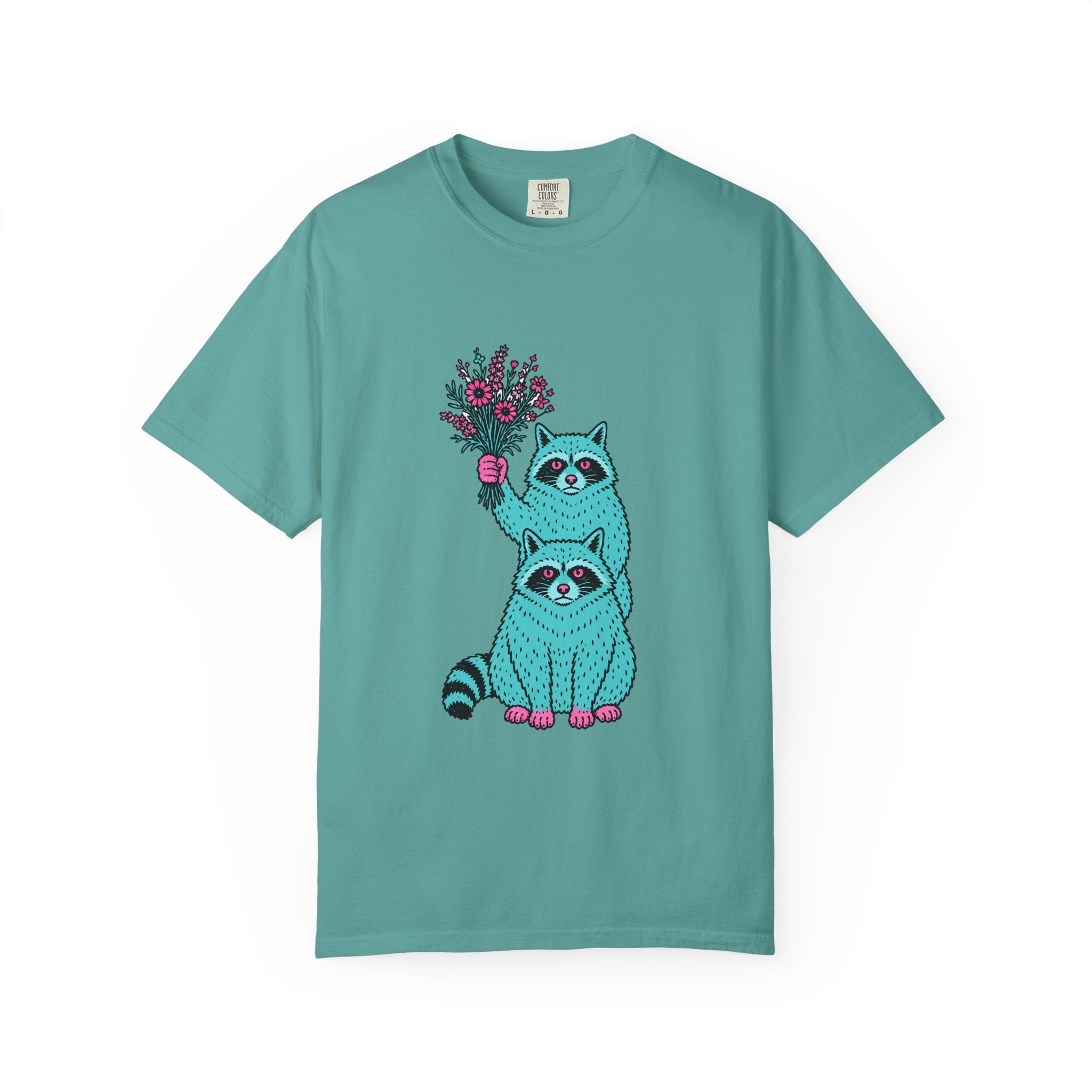 Wildflower Raccoons T-Shirt