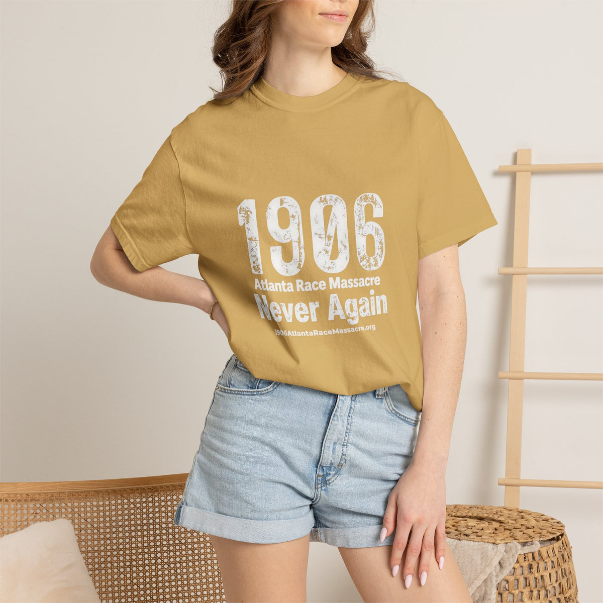 1906 Never Again (White Print) T-Shirt