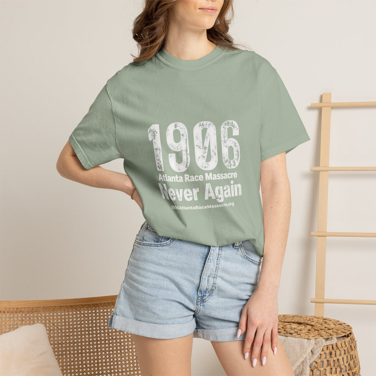 1906 Never Again (White Print) T-Shirt