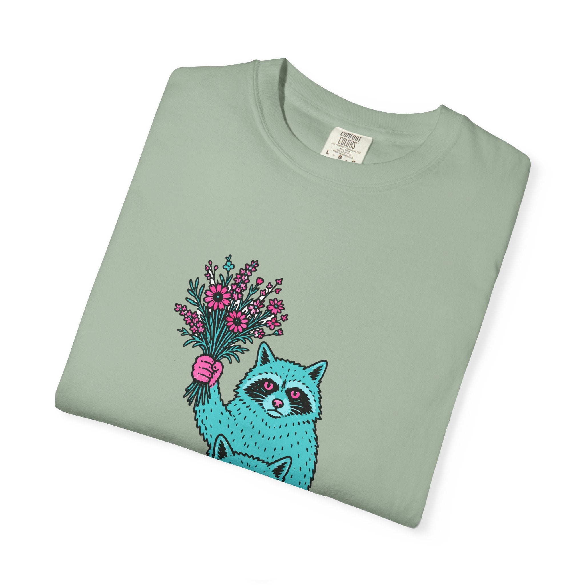 Wildflower Raccoons T-Shirt