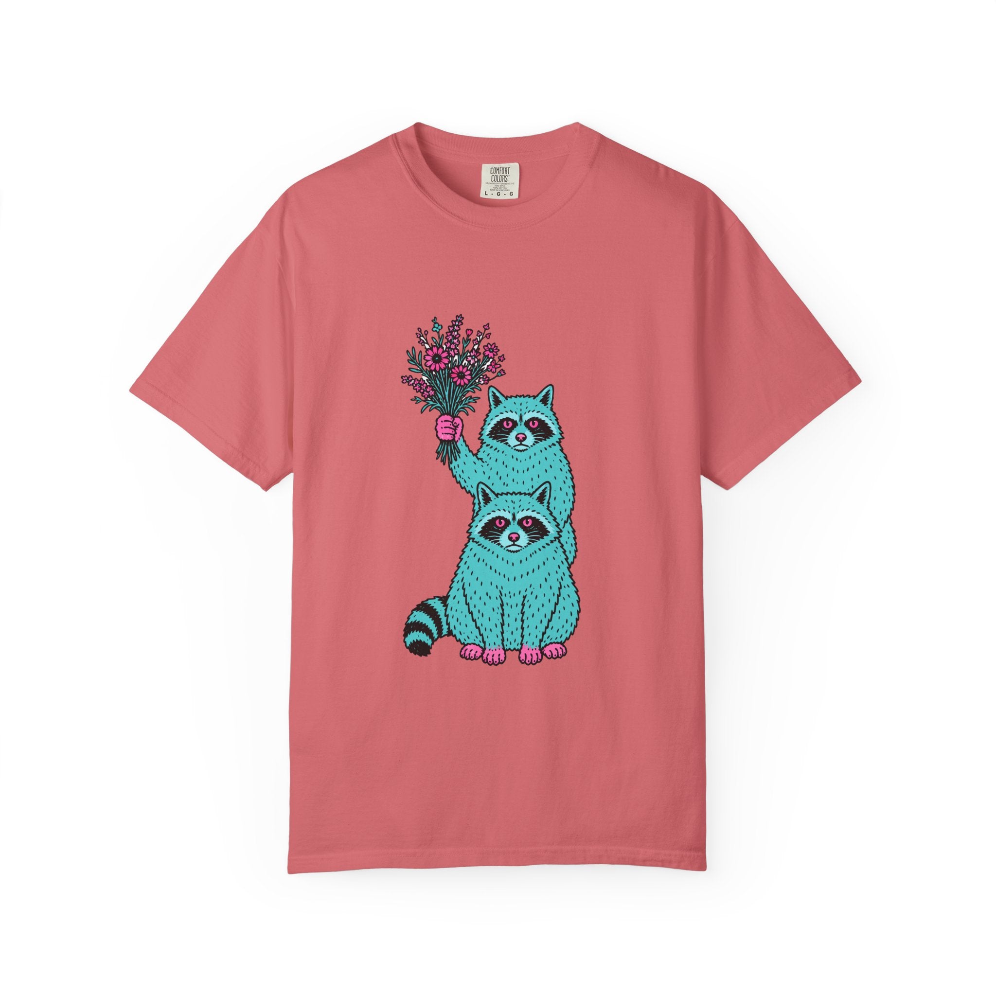 Wildflower Raccoons T-Shirt