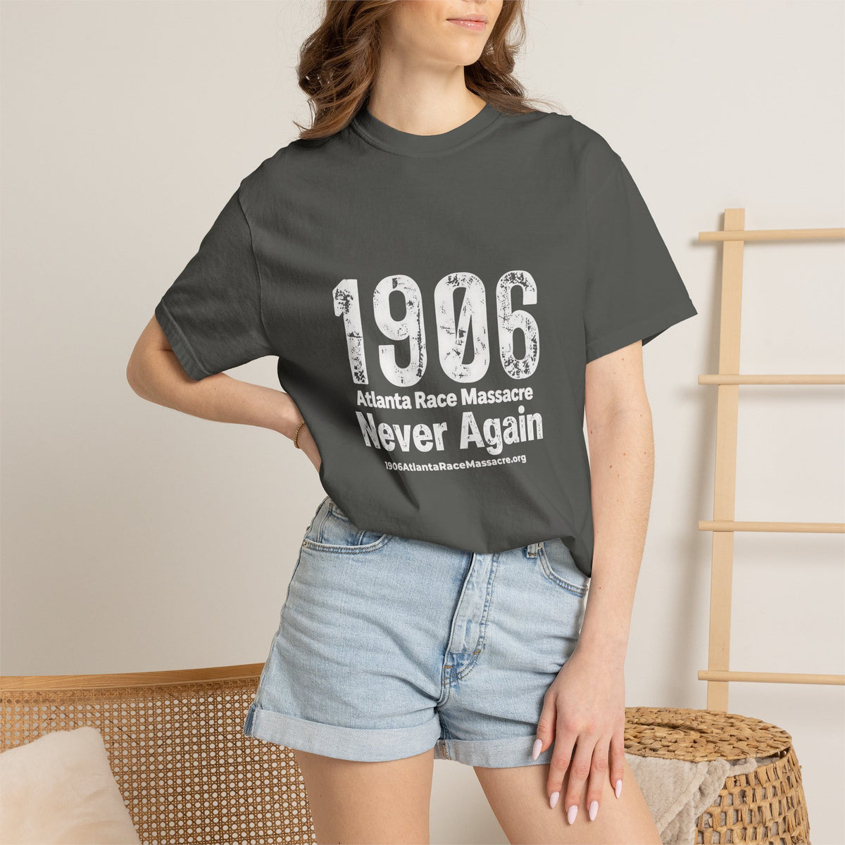 1906 Never Again (White Print) T-Shirt