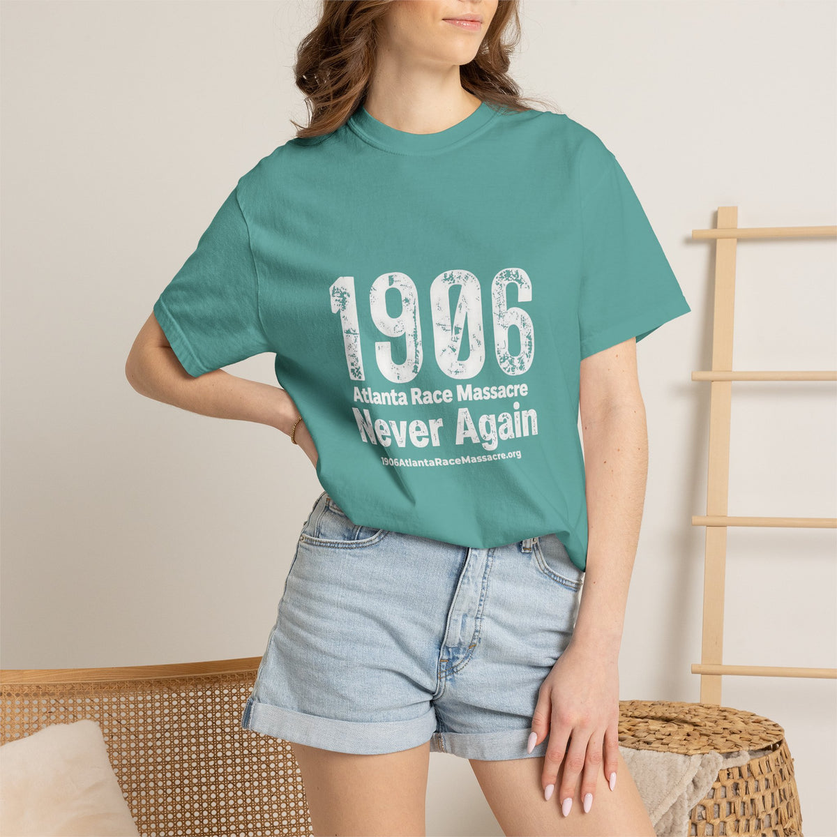 1906 Never Again (White Print) T-Shirt